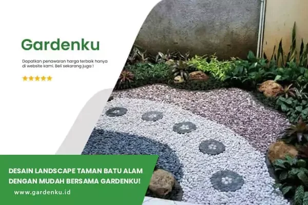 landscape taman batu alam