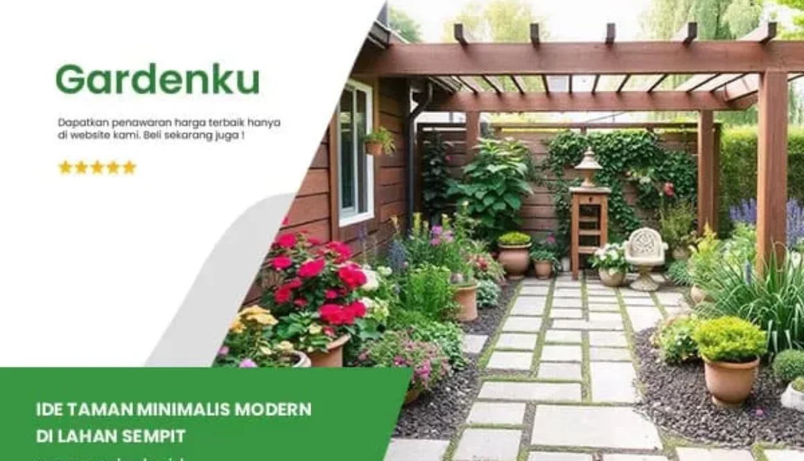 ide taman minimalis modern