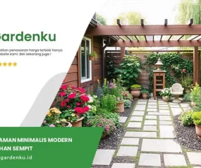 ide taman minimalis modern